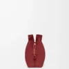 Pochette Flamenco media in pelle di vitello nappa rosso bruciato Pochette Flamenco media in pelle di vitello nappa rosso bruciato