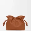 Pochette Flamenco media in pelle di vitello nappa Squirrel Pochette Flamenco media in pelle di vitello nappa Squirrel