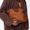 Pochette Flamenco media in pelle di vitello nappa Squirrel Pochette Flamenco media in pelle di vitello nappa Squirrel