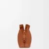 Pochette Flamenco media in pelle di vitello nappa Squirrel Pochette Flamenco media in pelle di vitello nappa Squirrel
