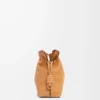 Pochette Flamenco media in pelle di vitello nappa Warm Desert Pochette Flamenco media in pelle di vitello nappa Warm Desert