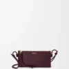 Pochette Joya in pelle di vitello nappa Dark Burgundy Pochette Joya in pelle di vitello nappa Dark Burgundy