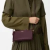 Pochette Joya in pelle di vitello nappa Dark Burgundy Pochette Joya in pelle di vitello nappa Dark Burgundy