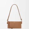 Pochette Joya in pelle di vitello nappa Mocha