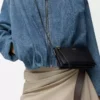 Pochette Joya in pelle di vitello nappa nera