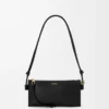 Pochette Joya in pelle di vitello nappa nera