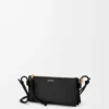 Pochette Joya in pelle di vitello nappa nera