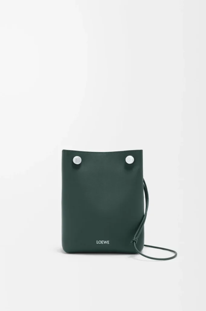 Pochette Pebble in pelle di vitello liscia Sherwood Pochette Pebble in pelle di vitello liscia Sherwood