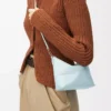 Pochette Puzzle Fold in pelle di vitello nappa lucida Blue Iceberg Pochette Puzzle Fold in pelle di vitello nappa lucida Blue Iceberg