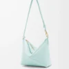 Pochette Puzzle Fold in pelle di vitello nappa lucida Blue Iceberg Pochette Puzzle Fold in pelle di vitello nappa lucida Blue Iceberg