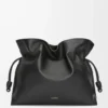 Pochette XL Flamenco in pelle di vitello nappa nera Pochette XL Flamenco in pelle di vitello nappa nera