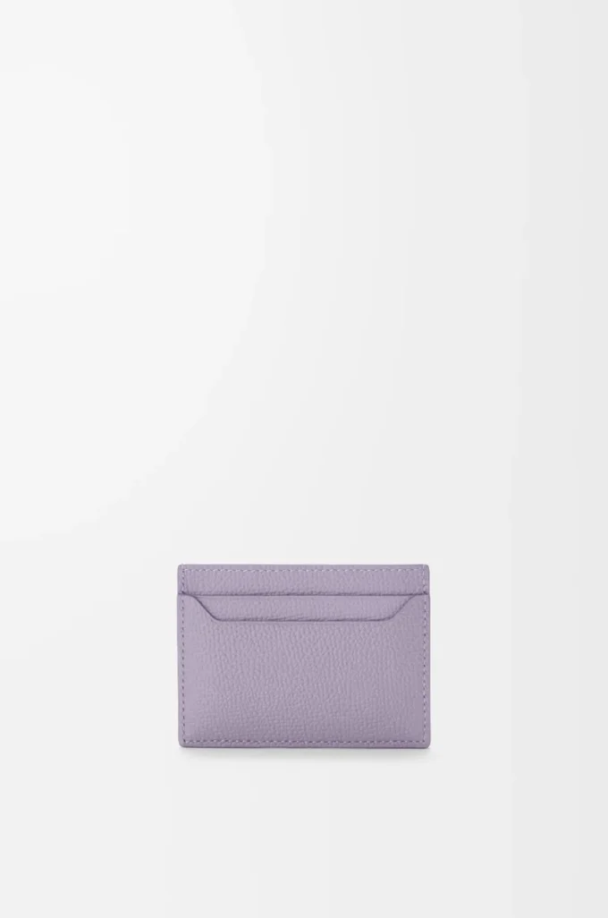 Portacarte Anagram in pelle di vitello martellata Dirty Mauve Portacarte Anagram in pelle di vitello martellata Dirty Mauve