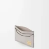 Portacarte Anagram in pelle di vitello martellata Light Ghost Grey Portacarte Anagram in pelle di vitello martellata Light Ghost Grey