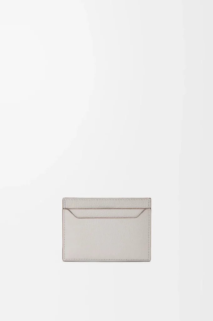 Portacarte Anagram in pelle di vitello martellata Light Ghost Grey Portacarte Anagram in pelle di vitello martellata Light Ghost Grey