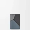 Portacarte bifold Puzzle in classica pelle di vitello Grigio asfalto/Blu tempesta Portacarte bifold Puzzle in classica pelle di vitello Grigio asfalto/Blu tempesta