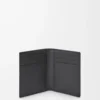 Portacarte bifold Puzzle in classica pelle di vitello Grigio asfalto/Blu tempesta Portacarte bifold Puzzle in classica pelle di vitello Grigio asfalto/Blu tempesta