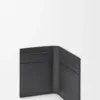 Portacarte bifold Puzzle in classica pelle di vitello Grigio asfalto/Blu tempesta Portacarte bifold Puzzle in classica pelle di vitello Grigio asfalto/Blu tempesta