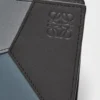 Portacarte bifold Puzzle in classica pelle di vitello Grigio asfalto/Blu tempesta Portacarte bifold Puzzle in classica pelle di vitello Grigio asfalto/Blu tempesta