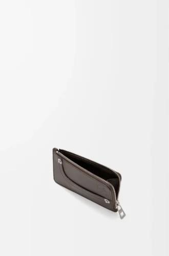 Portacarte e portamonete Panta in pelle di vitello lucida Vintage Brown