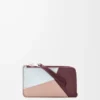 Portacarte e portamonete Puzzle in pelle di vitello classica Frozen/Dark Burgundy