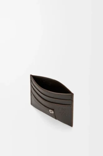 Portacarte Panta in pelle di vitello lucida Vintage Brown