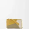 Portacarte portamonete Puzzle in classica pelle di vitello Ginger/Sea Salt Portacarte portamonete Puzzle in classica pelle di vitello Ginger/Sea Salt