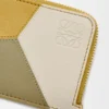 Portacarte portamonete Puzzle in classica pelle di vitello Ginger/Sea Salt Portacarte portamonete Puzzle in classica pelle di vitello Ginger/Sea Salt