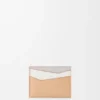 Portacarte Puzzle in pelle di vitello classica Ghost/Silky Beige Portacarte Puzzle in pelle di vitello classica Ghost/Silky Beige