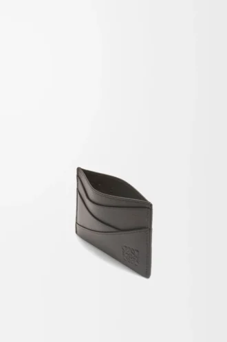 Portacarte Puzzle in pelle di vitello classica grigio scuro