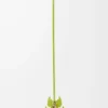 Portachiavi a forma di insetto foglia in pelle con perline verde prato Portachiavi a forma di insetto foglia in pelle con perline verde prato