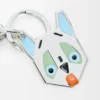Portachiavi Futurist Cat Argento/Multicolore