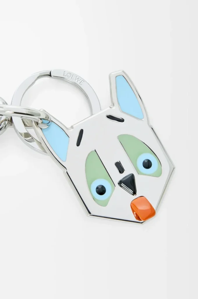 Portachiavi Futurist Cat Argento/Multicolore