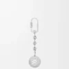 Portachiavi Pebble Nacre/Palladium Portachiavi Pebble Nacre/Palladium