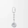 Portachiavi Pebble Nacre/Palladium Portachiavi Pebble Nacre/Palladium