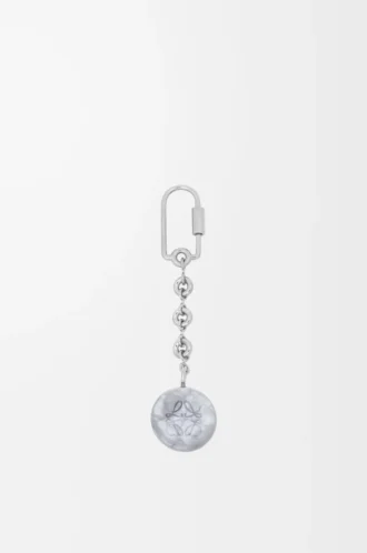 Portachiavi Pebble Nacre/Palladium
