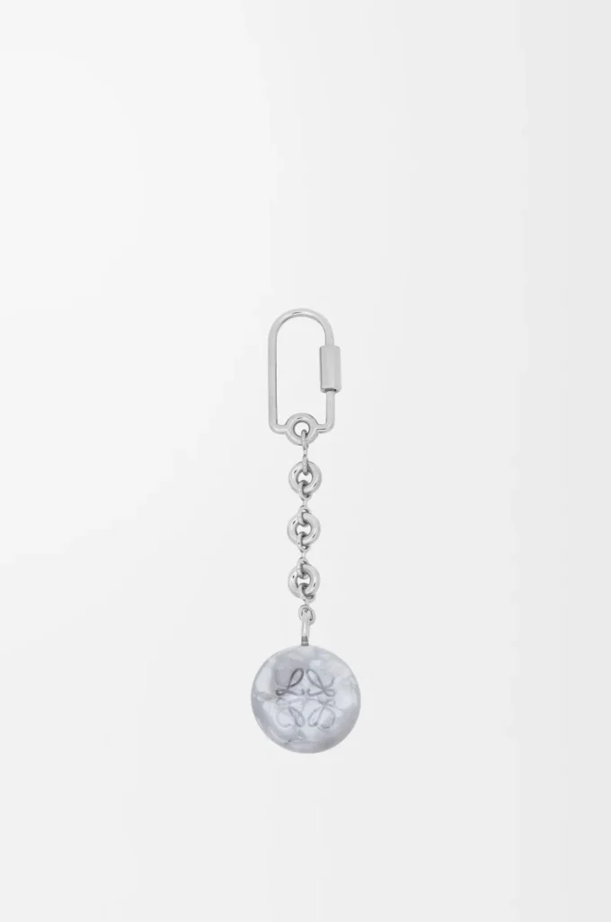 Portachiavi Pebble Nacre/Palladium Portachiavi Pebble Nacre/Palladium