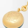 Portachiavi Pebble Vetiver/Oro