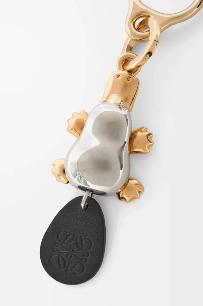 Portachiavi Platypus Argento/Oro