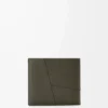 Portafoglio bifold Puzzle in classica pelle di vitello Dark Khaki Portafoglio bifold Puzzle in classica pelle di vitello Dark Khaki