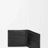Portafoglio bifold Puzzle in classica pelle di vitello nera Portafoglio bifold Puzzle in classica pelle di vitello nera