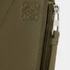 Portafoglio sottile e compatto Puzzle in classica pelle di vitello Dark Khaki Portafoglio sottile e compatto Puzzle in classica pelle di vitello Dark Khaki