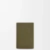 Portafoglio verticale piccolo Pebble in pelle di vitello martellata Dark Khaki Portafoglio verticale piccolo Pebble in pelle di vitello martellata Dark Khaki