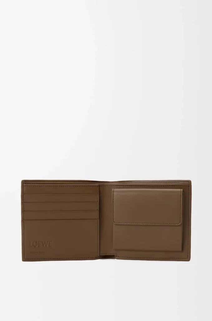 Portamonete bifold in pelle di cervo Tundra Portamonete bifold in pelle di cervo Tundra