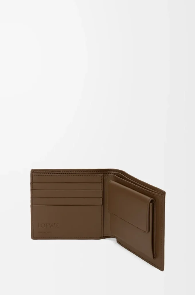 Portamonete bifold in pelle di cervo Tundra Portamonete bifold in pelle di cervo Tundra