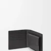 Portamonete bifold Puzzle in classica pelle di vitello Asphalt Grey/Storm Blue Portamonete bifold Puzzle in classica pelle di vitello Asphalt Grey/Storm Blue