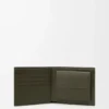 Portamonete bifold Puzzle in classica pelle di vitello Dark Khaki Portamonete bifold Puzzle in classica pelle di vitello Dark Khaki