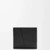 Portamonete bifold Puzzle in classica pelle di vitello Nero Portamonete bifold Puzzle in classica pelle di vitello Nero