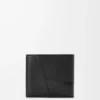 Portamonete bifold Puzzle in morbida pelle di vitello martellata Nero Portamonete bifold Puzzle in morbida pelle di vitello martellata Nero