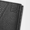 Portamonete bifold Puzzle in morbida pelle di vitello martellata Nero Portamonete bifold Puzzle in morbida pelle di vitello martellata Nero