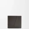 Portamonete Puzzle in pelle di vitello classica grigio scuro
